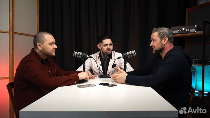 Студия видео подкаста с оператором, аренда