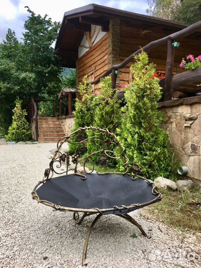 Художественная ковка каминный набор