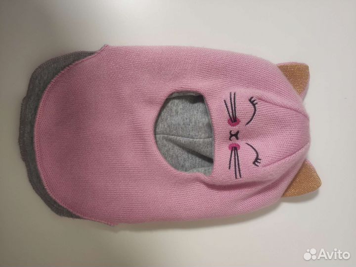 Шапка шлем для девочки