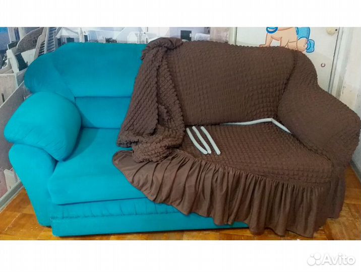 Еврочехол на двухместный диван