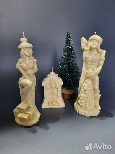 Новогодние свечи.Подарок