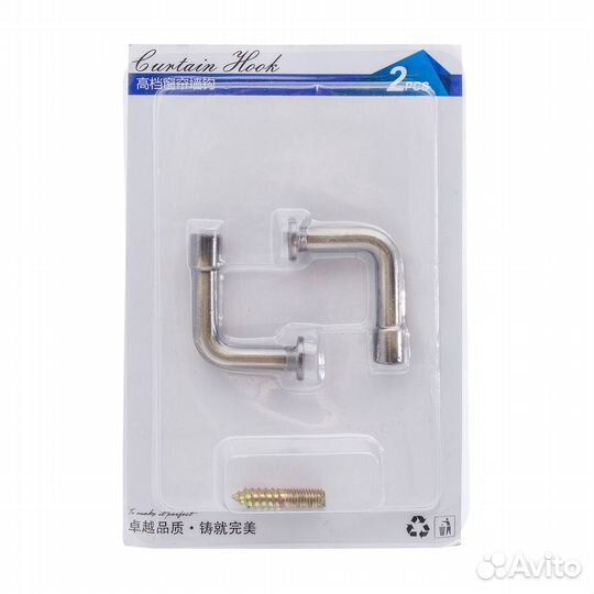 1 бронза HX455 Крючок-держатель для подхватов h-40