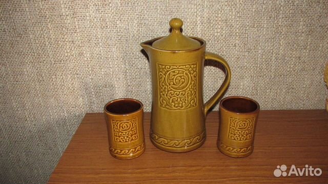 Кувшин и два стакана 50 лет СССР