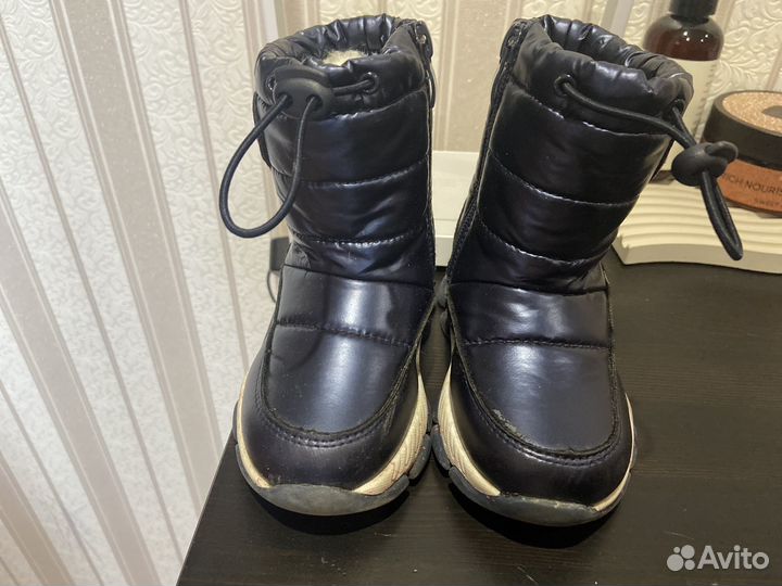 Зимние сапоги для девочки размер 22