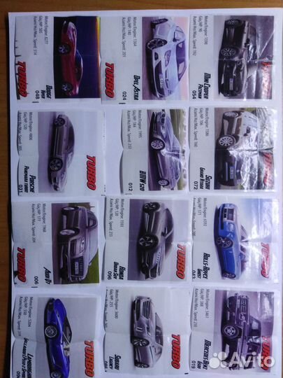 Вкладыши turbo original