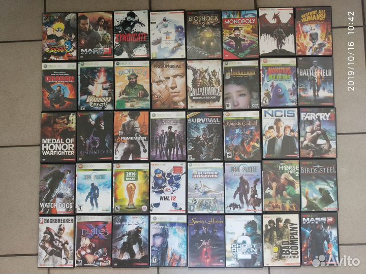 Игровые диски и игры для X BOX 360
