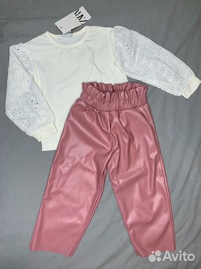 Нарядный комплект для девочки zara 110, 116