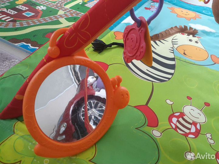 Развивающий коврик tiny love разноцветное сафари