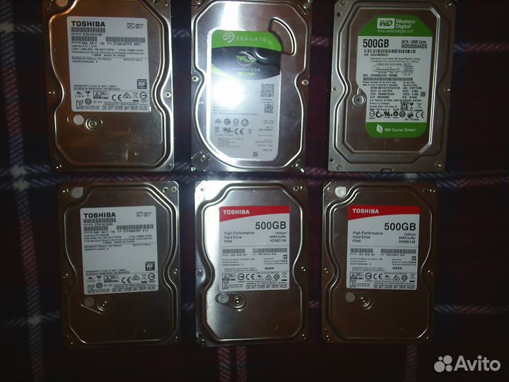 Жесткий диск /1000/500/320/250/160/80 Гb SATA