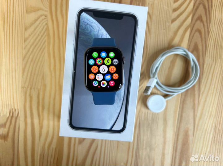 Часы apple watch 4 44 mm акб 88