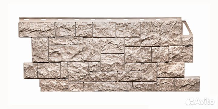 Фасадные панели Fineber стандарт Камень дикий песо