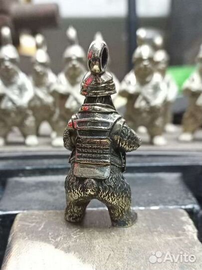 Брелок Медведь Военный