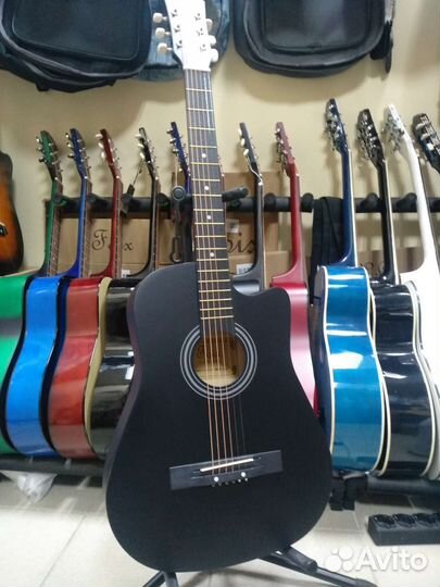 Акустическая гитара новая, foix 3810c