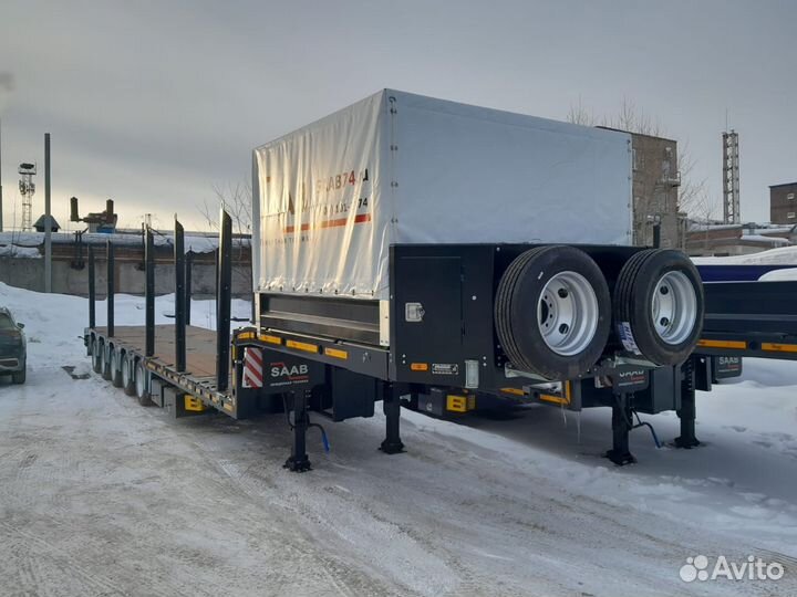 Полуприцеп трал (тяжеловоз) Saab 9891, 2024