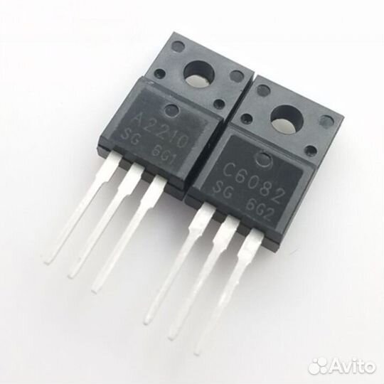 Транзисторная пара A2210 и C6082