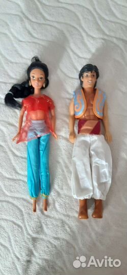 Кукла Жасмин и Аладдин