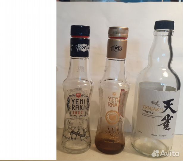 Бутылки из-под редкого алкоголя