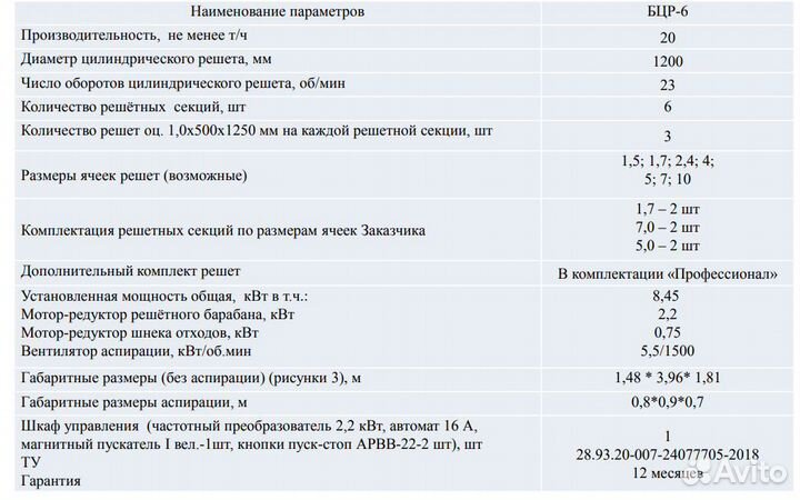 Машина для очистки зерна бцр