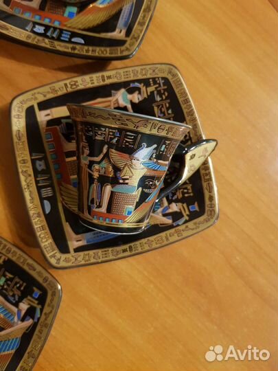 Кофейный сервиз новый Фарфор Египетский