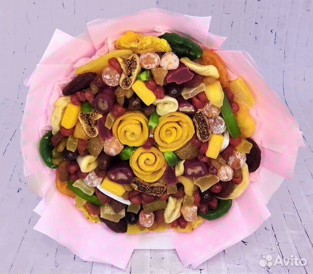 Букет из сухофруктов. Подарок на день рождения