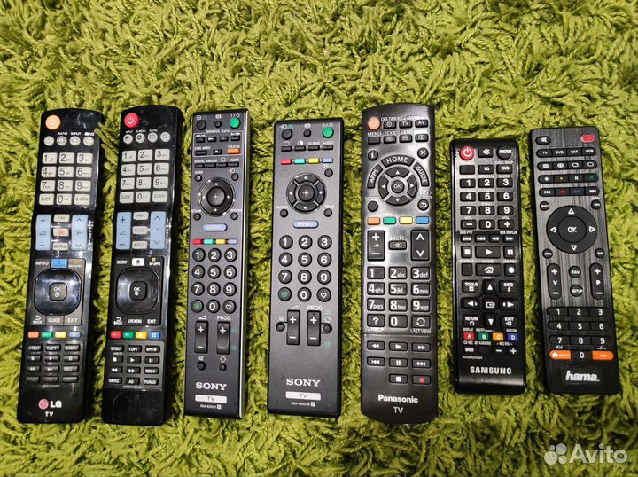 Пульты TV LG/Sony/Panasonic/Samsung/Thomson