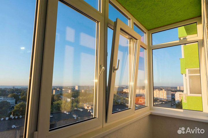 Пластиковая лоджия