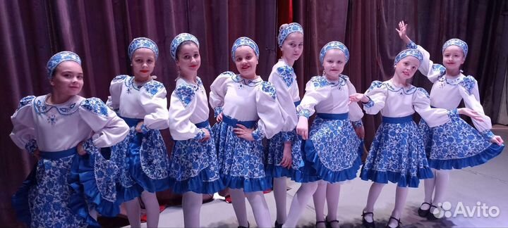 Костюм сценический Гжель