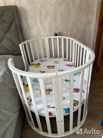 Детская кроватка круглая