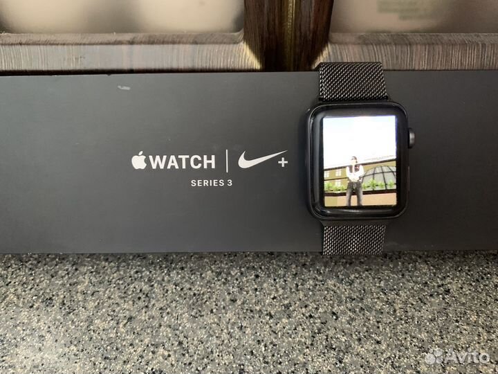 Торг Часы apple watch 3 42mm Nike+