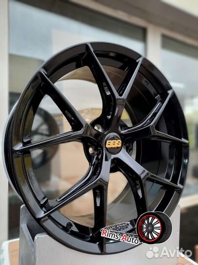 Литые диски реплика BBS r19 5x108 черный глянец