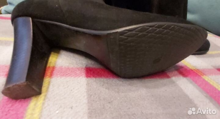 Сапоги женские натуральная замша 37 размер