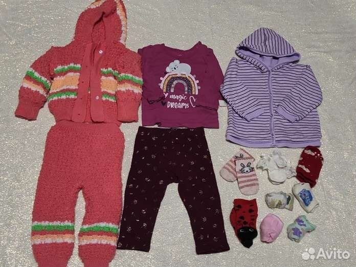 Вещи пакетом на девочку пакетом 74р-р