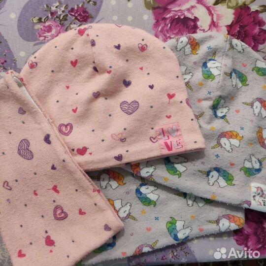 Шапка и снуд для девочки