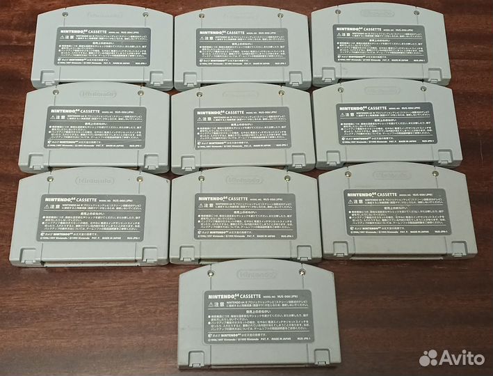 Картриджи для Nintendo 64 Японскoго pегиoнa