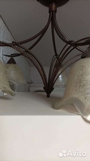 Люстра потолочная бу