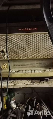 Раритетная радиола Мелодия 57 года рабочая