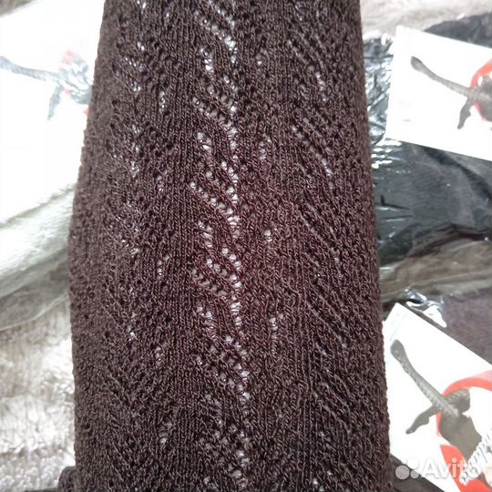 Колготки хлопковые ажурные новые