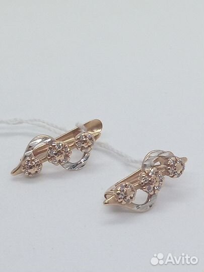 Золотые серьги