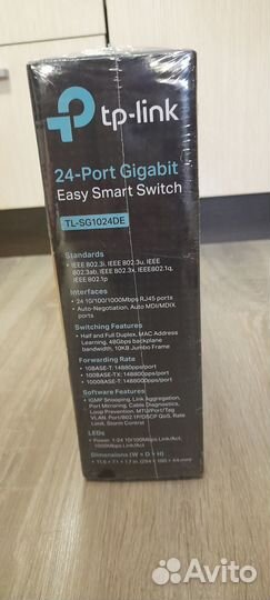 24-портовый гигабитный коммутатор TL-SG1024