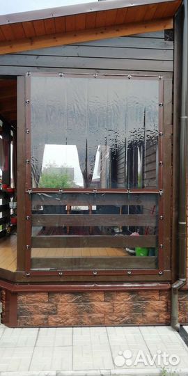 Мягкие окна для террасы