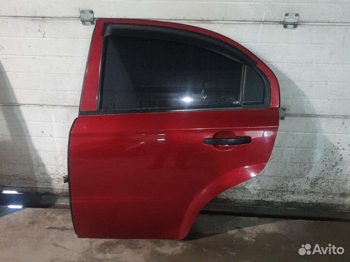 Задний левый дверь в сборе шевроле авео т250