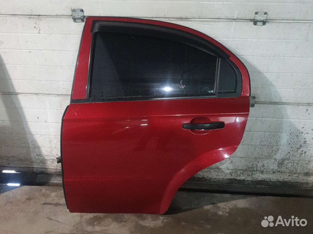 Задний левый дверь в сборе шевроле авео т250