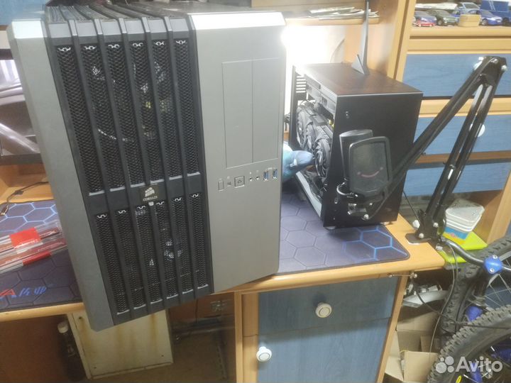 Корпус Corsair carbide 540d + водяное охлаждение