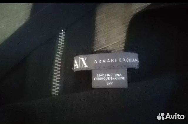 Armani exchange платье футляр коктейльное S, 44