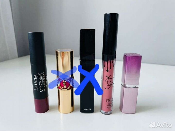 Помады и блески: Isadora, Maybelline