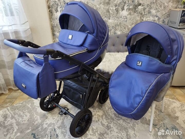 Коляска 3 в1 camarelo zeo adamex