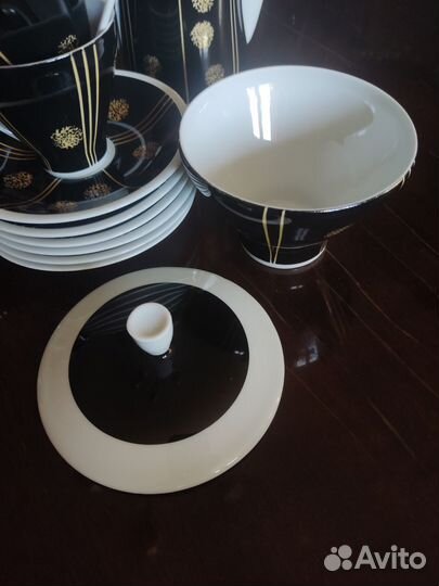 Кофейный сервиз фарфор гдр фрайбергер