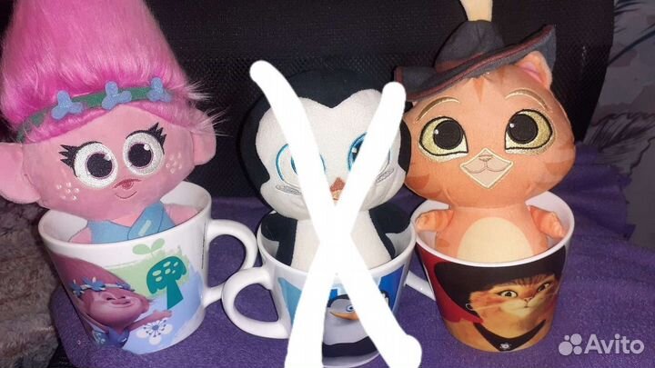 Игрушка в кружке магнит