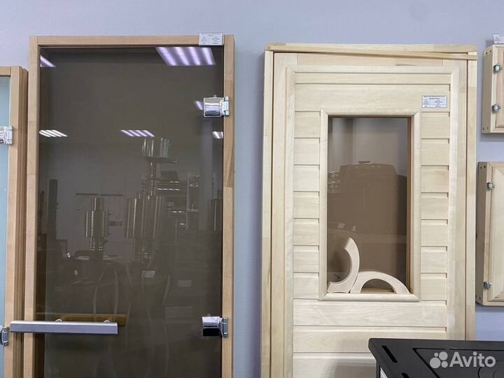 Стеклянные двери для бани, сауны и хамама