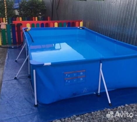 Бассейн каркасный прямоугольный Bestway Steel Pro